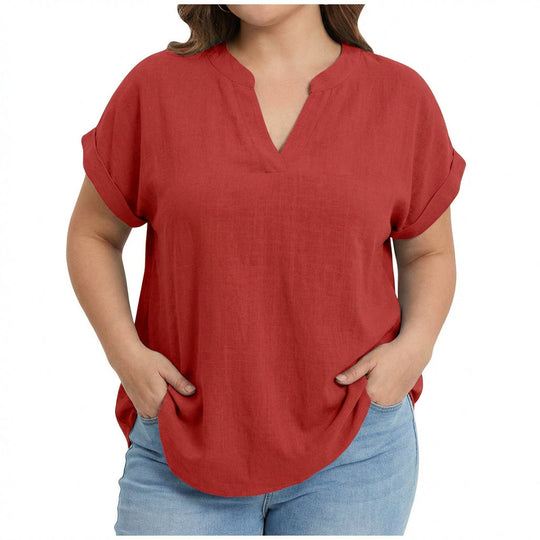 Vienne | Relaxed V-Neck Blouse alternate view