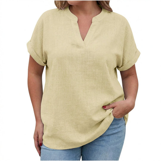 Vienne | Relaxed V-Neck Blouse alternate view