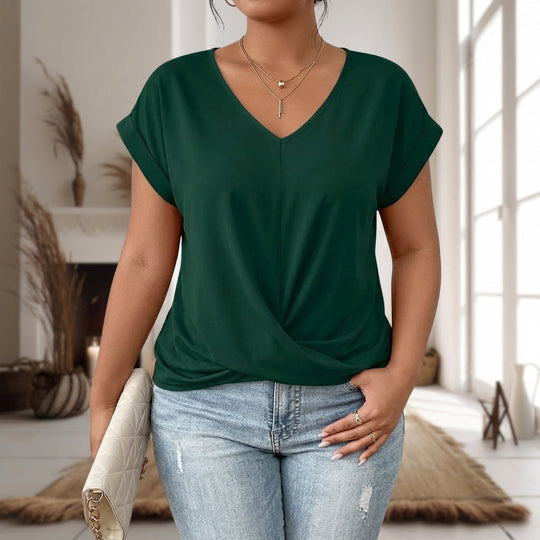 Briar | Casual Sweetheart Neck T-Shirt alternate view