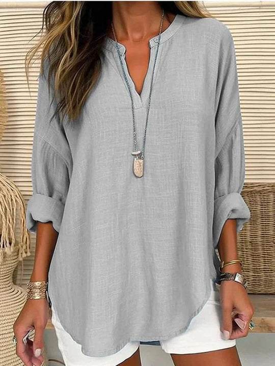 Carys | Trendy Striped Blouse alternate view