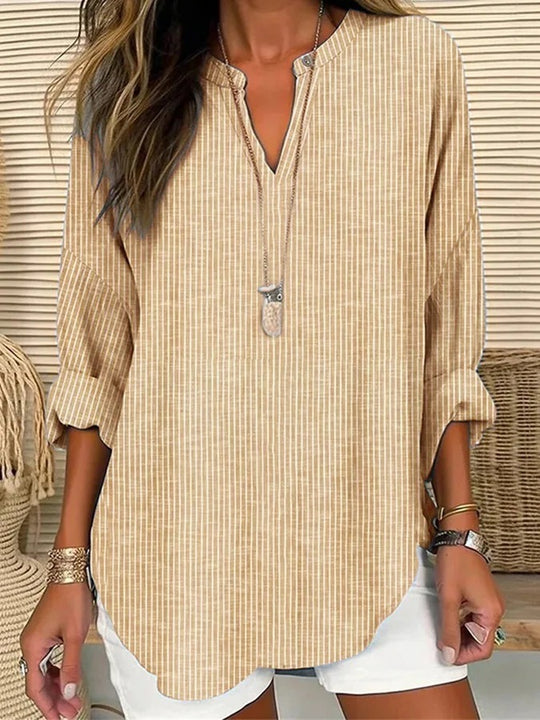 Carys | Trendy Striped Blouse alternate view