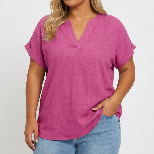 Vienne | Relaxed V-Neck Blouse alternate view
