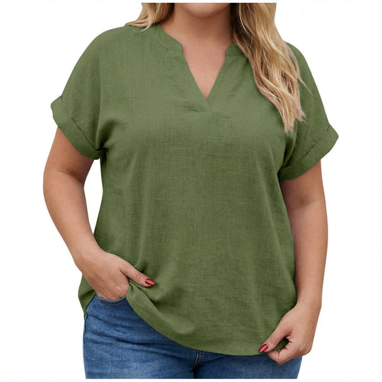 Vienne | Relaxed V-Neck Blouse alternate view