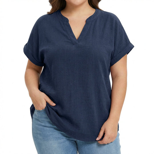 Vienne | Relaxed V-Neck Blouse alternate view