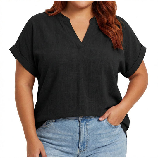 Vienne | Relaxed V-Neck Blouse alternate view