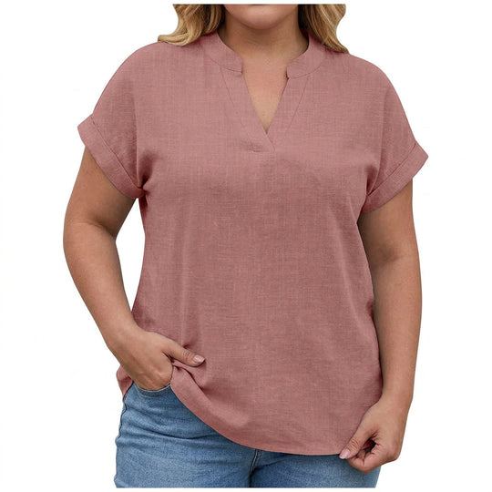 Vienne | Relaxed V-Neck Blouse alternate view