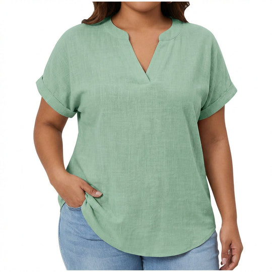 Vienne | Relaxed V-Neck Blouse alternate view