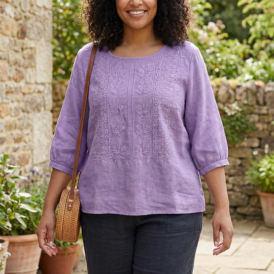 Tova | Floral Relaxed Blouse alternate view
