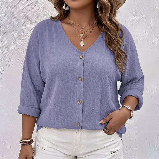 Lottie | Relaxed Button-Up Blouse alternate view